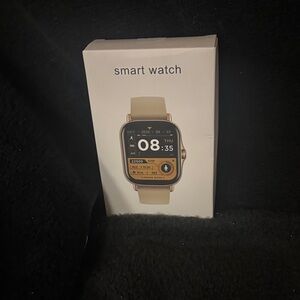 Smart Fit Beige and Gold Smartwatch